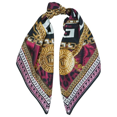 colorful fake versace scarf